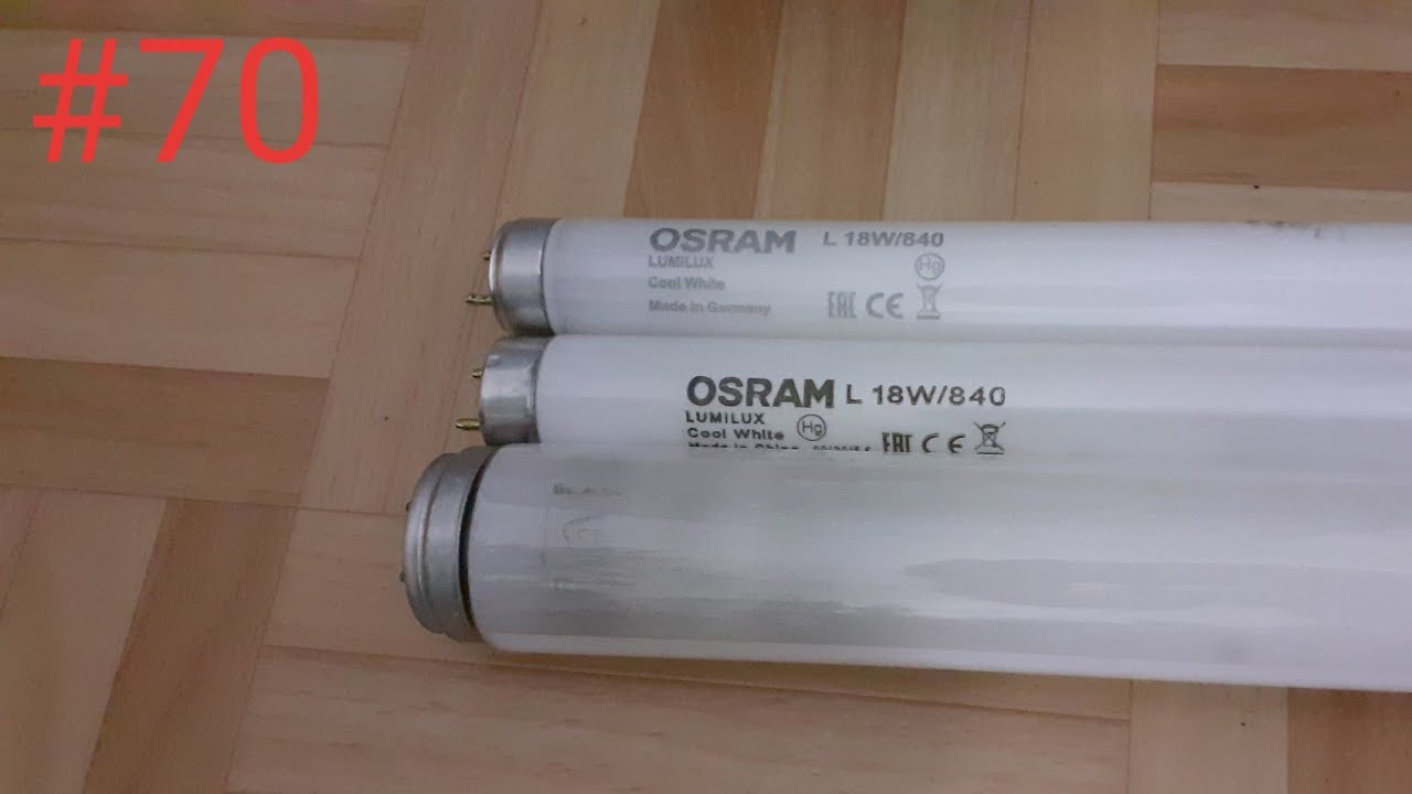 Récupération de tubes fluorescents 70 YouTube