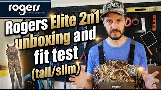 Unboxing and Fit test Rogers Elite 2 in 1 waders