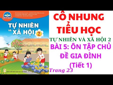 Video Tự nhiên và Xã hội Lớp 2 | Bài 5: Ôn tập chủ đề Gia... - YouTube