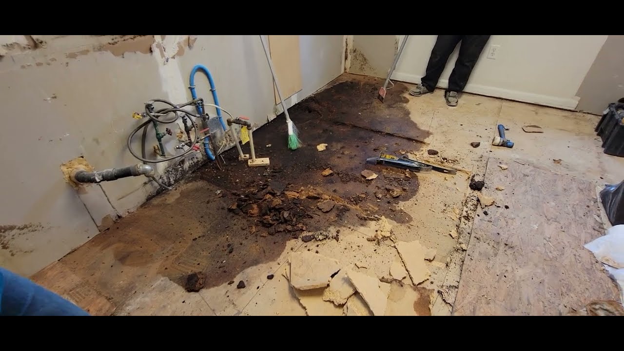 Water Leak Damage Found During Kitchen Demolition! YouTube