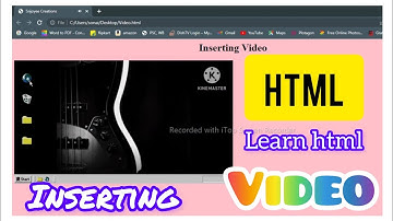 How To Upload Video in HTML | Insert video in HTML using Notepad