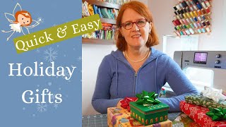4 Quick and Easy Holiday Gifts You Can Sew!