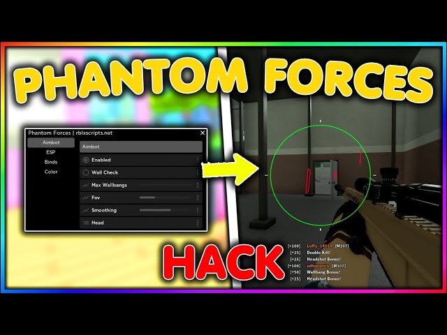 NEW] Roblox Phantom Forces Script GUI [Silent Aim + More