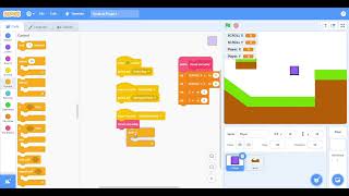 Advanced platformer Tutorial pt 1. #scratch#amazing screenshot 4