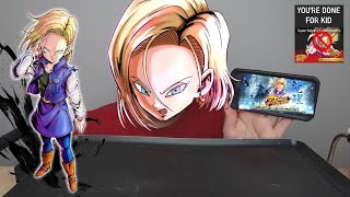 Blue 18 Gets Her Zenkai Stolen By Yel 18 Meme Dragon Ball Legends