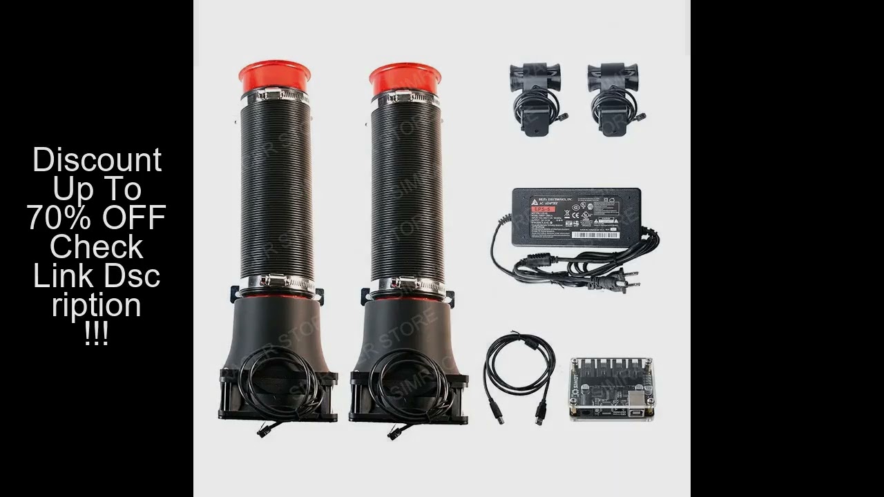 PC Simracing Simulator USB Plug and Play Wind Speed Simulator for Logitech G29 G27 Thrustmaster T300