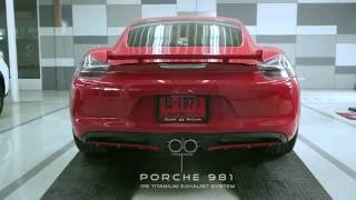 The porsche 981 boxster/cayman refined with an ipe innotech
performance exhaust system produces extremely loud and aggressive
sound as well a comfortab...