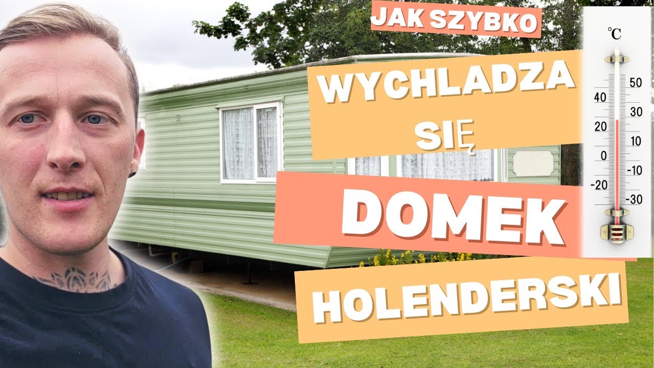 JAK SZYBKO WYCHLADZA SIE DOMEK HOLENDERSKI CAŁOROCZNY. Szybki test !