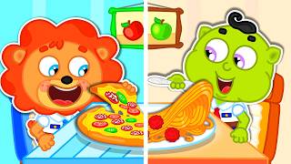 Lion Family | A Day Off  Fun Stories for Kids | Cartoon for Kids
