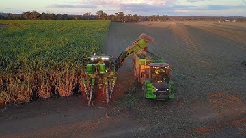 Greensill Farming -  Sugar Cane Harvesting 2019 (ft, John Deere CH570 & Ace Haulouts)
