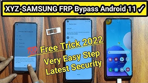 SAMSUNG A21S FRP BYPASS UNLOCK Android 11 Problem Fixed || Samsung Frp Bypass Android 11/12 ALL 2022