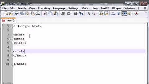 XHTML and CSS Tutorial 2 Creating our First Webpage