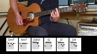 Wichita Lineman - Glen Campbell - Acoustic Guitar - Original Vocals - Chords Resimi