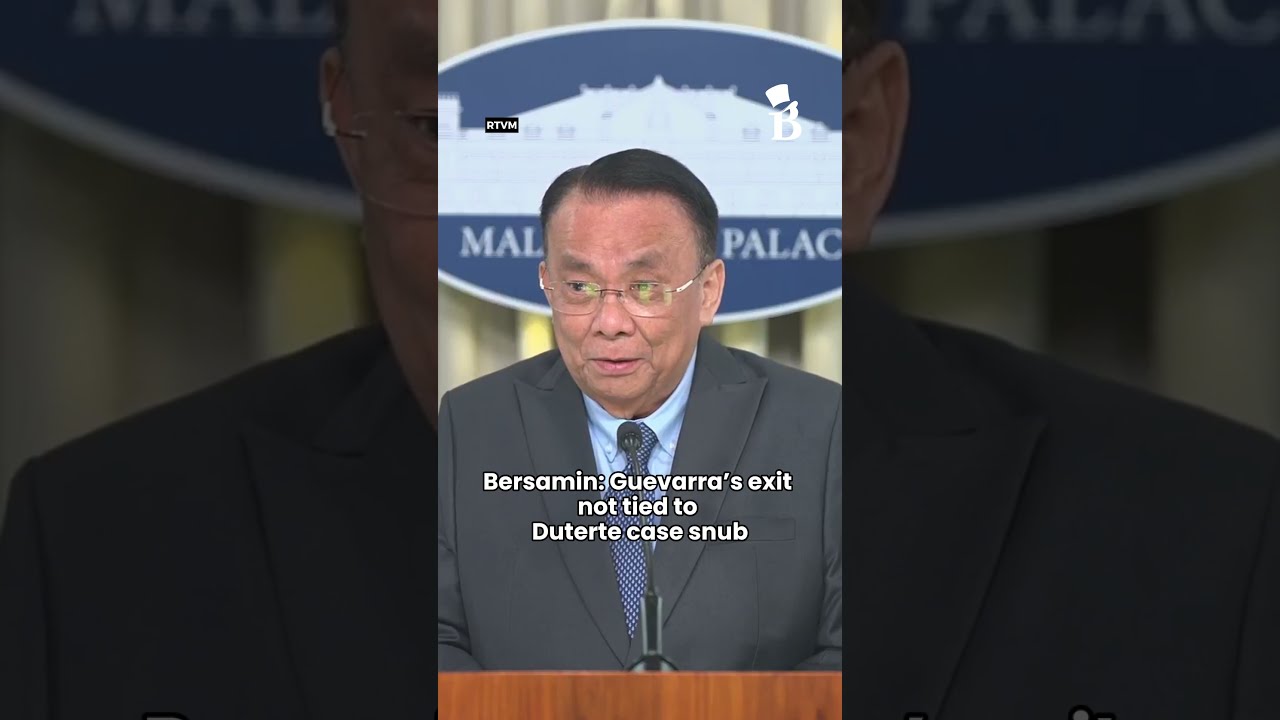 Palace: Duterte Case Not a Factor in Guevarra’s Exit as Solicitor General
