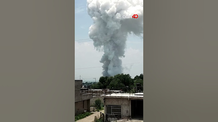 🚨¡Última Hora! Reportan una fuerte explosión en Tultepec, Estado de México