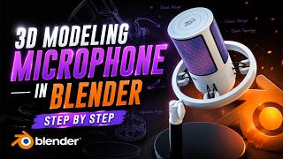 3D Modeling a Studio Microphone in Blender