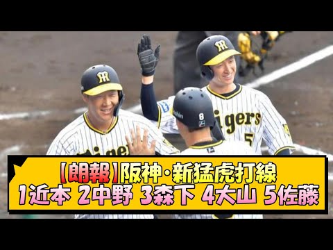 【やっぱオールスター】阪神・新猛虎打線　1近本2中野3森下4大山5佐藤【なんJ 反応 まとめ】【プロ野球ニュース】