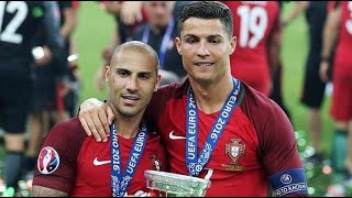 300Q Ronaldoronaldo Topla Sert Vurduki Adam Yere Düştü Ronaldoda Ceza Yediagabe