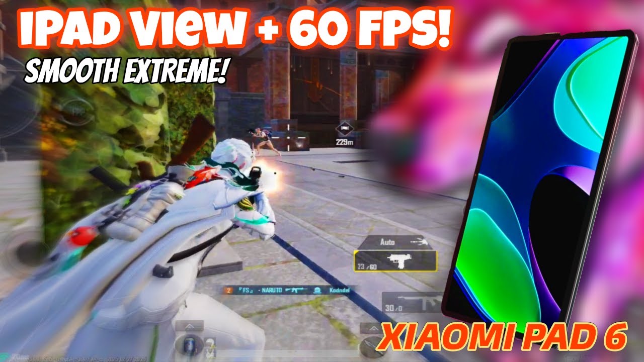 PUBG Mobile iPad View on Xiaomi Pad 6! Smooth Extreme 60 FPS Gameplay!