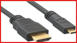 Cablelera Micro HDMI to HDMI Cable with Ethernet – Crisp 4K Video and Reliable Connection