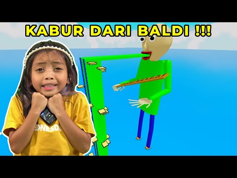 LEIKA DIKEJAR BALDI DI ROBLOX BASIC OBBY PARKOUR