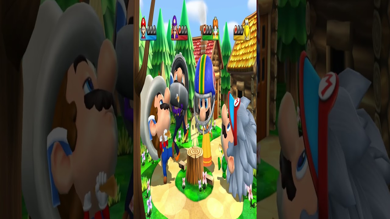 Mario Party 9🪓 Who Can Chop the Log the Fastest