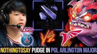 Psg.lgd.nothingtosay Pudge Mid In Pgl Arlington Major Psg Lgd Vs Talon Pudge Official