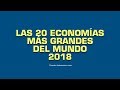 LAS 20 ECONOMÍAS MÁS GRANDES DEL MUNDO - 2018