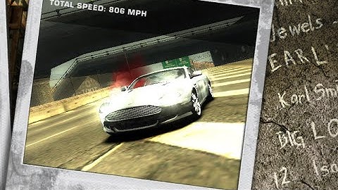 Speed Trap Race || Blacklist 5 || Aston Martin DB9 vs Chevrolet Corvette C6 || NFS Most Wanted