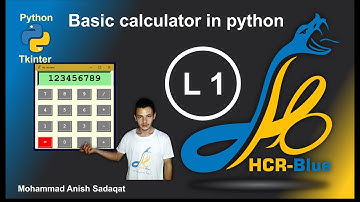 ساخت یک ماشین حساب ساده در پایتون  - Python  GUI Create a basic calculator in python tkinter