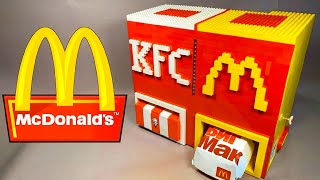 Лего МАКДОНАЛДС БИГ МАК и KFC МАШИНА из ЛЕГО 