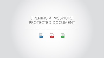 Leef How To - Opening password protected docs in Leef iBridge™