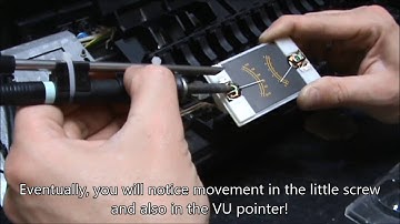 Repairing a stuck VU meter - Philips 22RH752