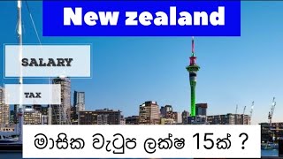Salary and tax in New Zealand මාසික වැටුප ගැන දැනගන්න.