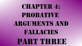 Phil 110 Chapter 4 Part 3 Redo