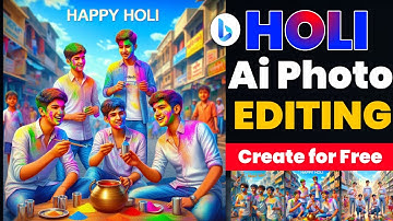 Holi AI Image Generator | Happy Holi AI Photo Editing Tutorial