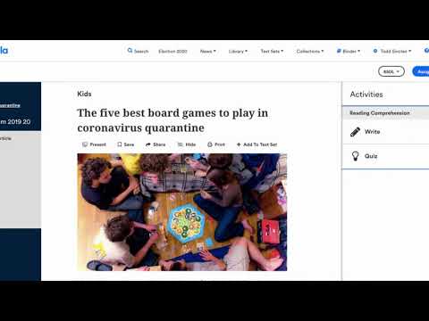NEWSELA @HOME LEARNING