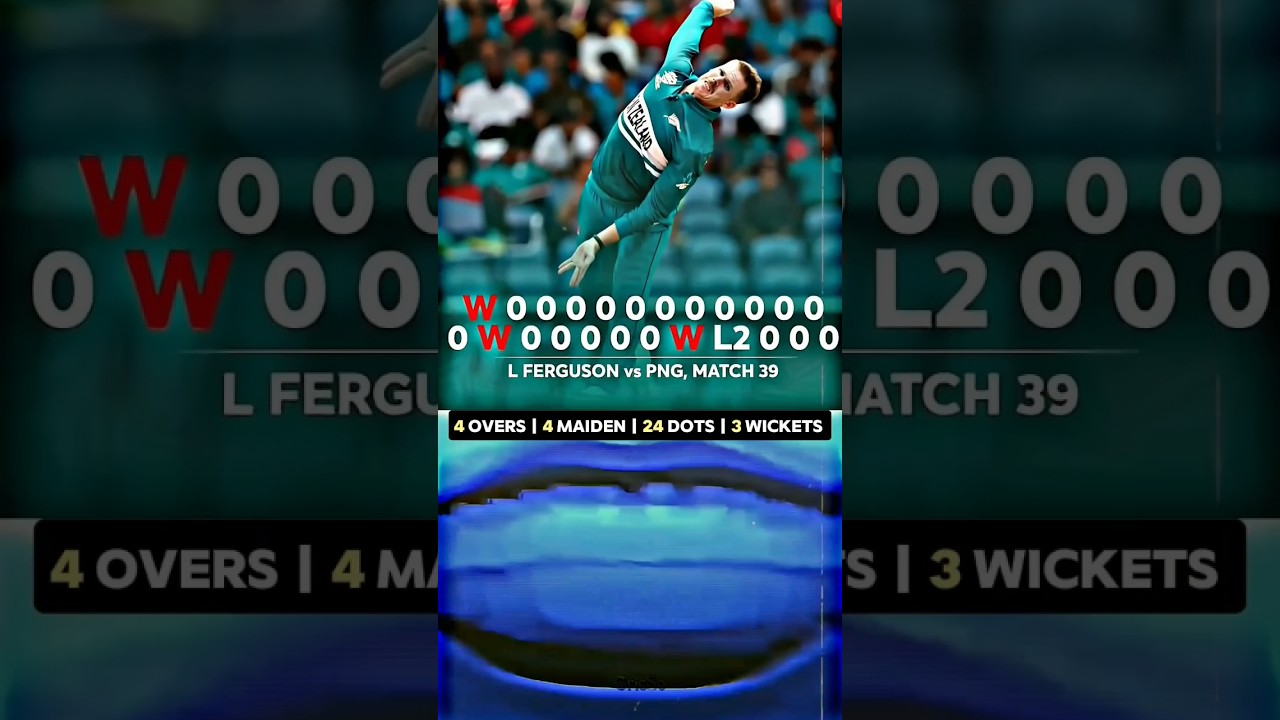 Lockie Ferguson 4 Over 4 maiden 😱 