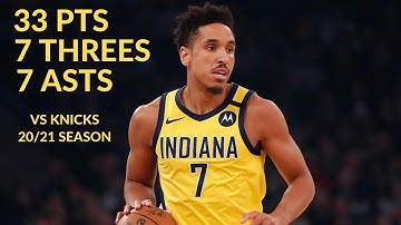 Malcolm Brogdon Career High 33 Pts 7 Thress 7 Asts Highlights vs New York Knicks | NBA 20/21 Season