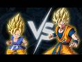 SS Goku (GT) vs SS Goku (Super) - Dragon Ball Sparking! Zero