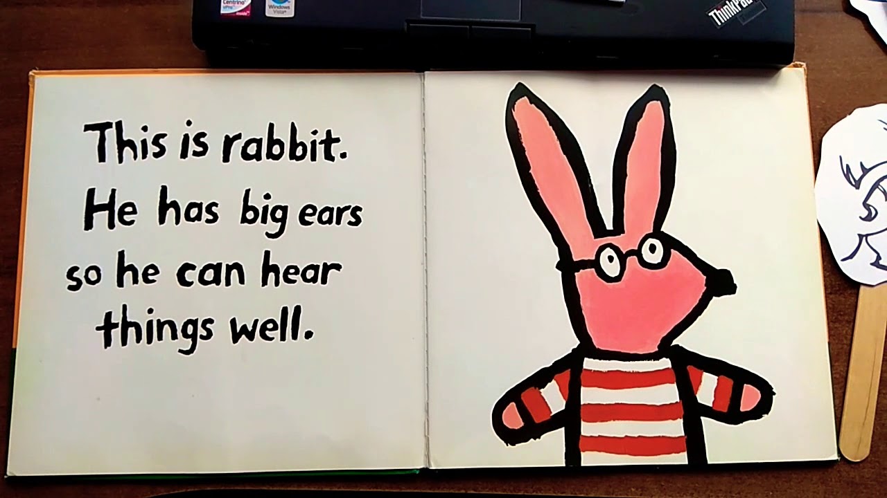 What can rabbit hear? by Lucy Cousins. Book. Reading YouTube