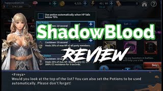 Shadowblood review  [Android/iOS]  and Gameplay screenshot 1