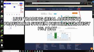 BINARY PROFITABLE SYSTEM STRATEGY LIVE TRADING (REAL ACCOUNT PART 1)