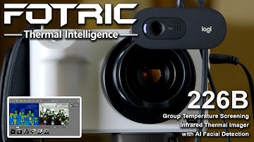 Fotric 226B Group Temperature Screening Infrared Thermal Imager with AI Facial Detection