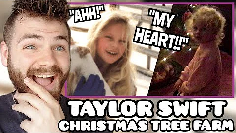 First Time Hearing Taylor Swift "Christmas Tree Farm" | REACTION!