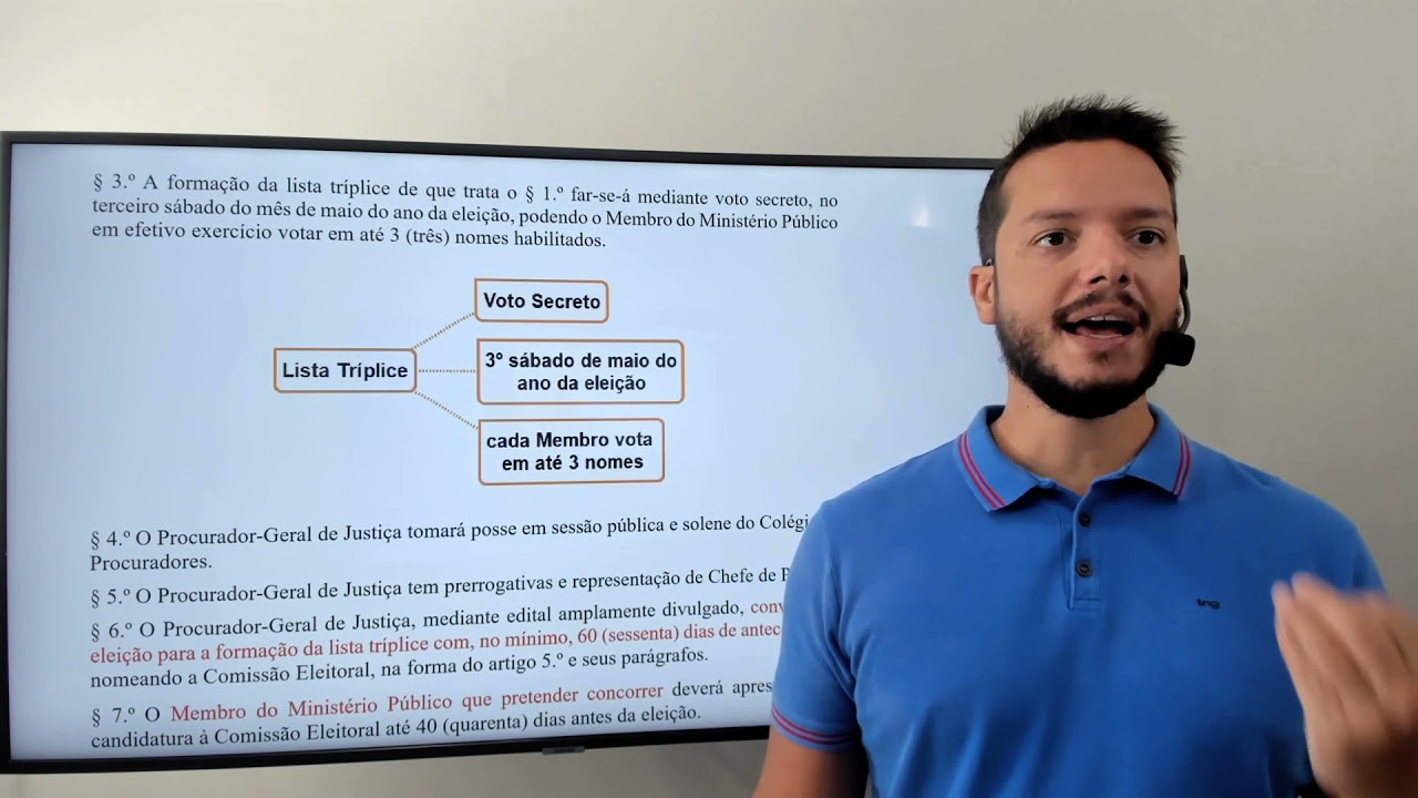 Lei 7.669/1982 - Lei Orgânica Estadual do MP - RS -  aula 01