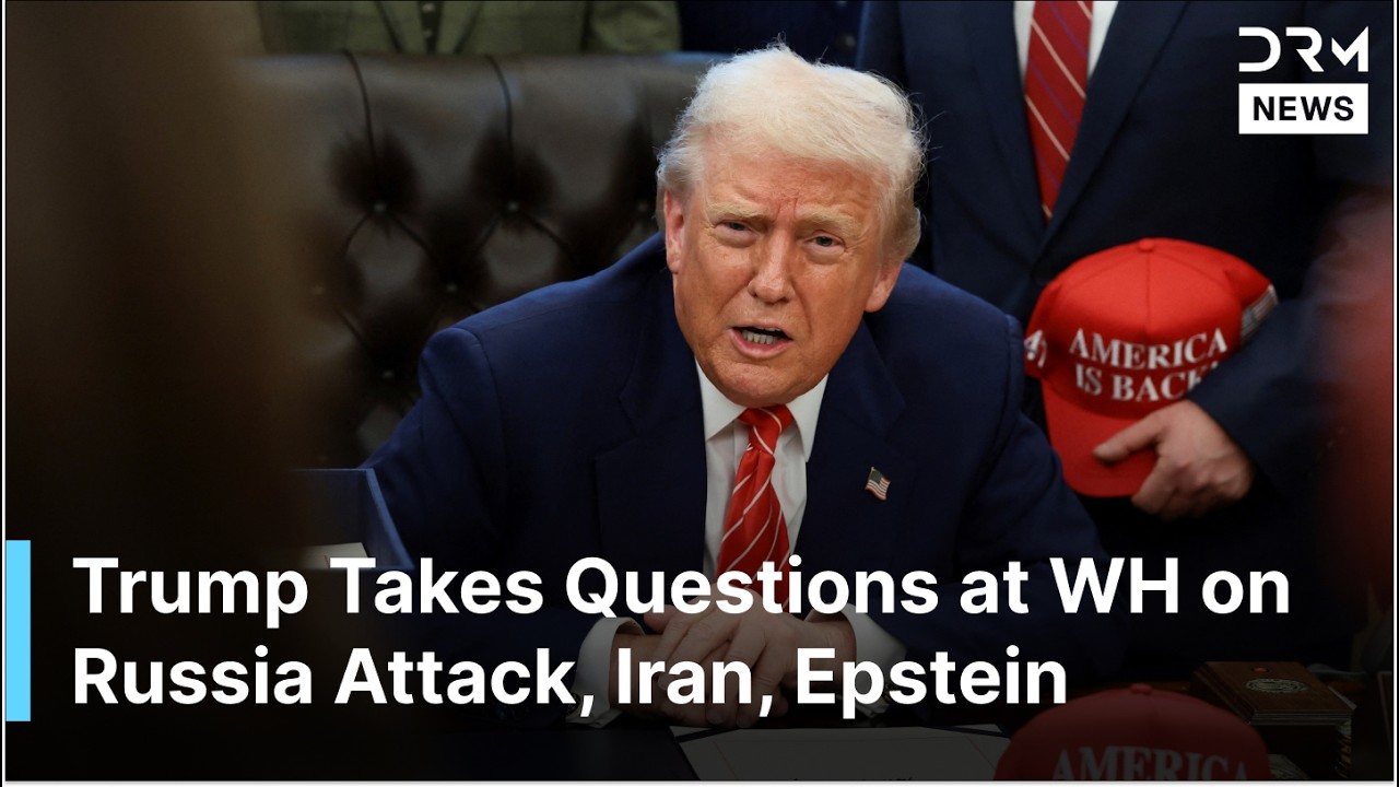 BREAKING NEWS: Trump Takes Reporters Questions on Iran Deal, Columbia Meet, Russia Attack | AC1G
