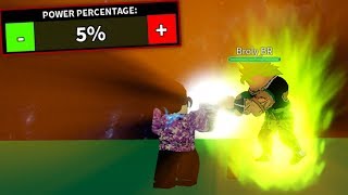 Using 5% of My Power Against Broly | DBZ Final Stand
