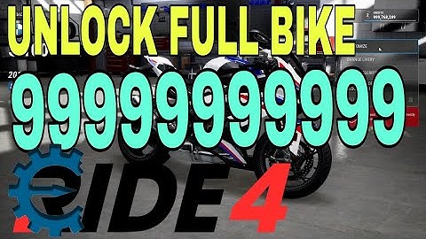 ✅RIDE 4 [4] CHEAT ENGINE : UNLOCK FULL MOTORCYCLE, BIKE AND CREDIT