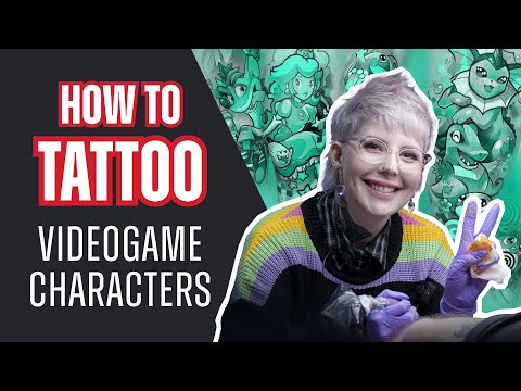 How to Tattoo Videogame Characters With Tiggy | Tattoo Tutorial